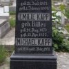 Kapp Michael 1856-1935 Billes Emilie 1870-1920 Grabstein